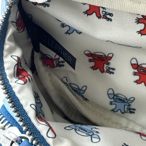 Loungefly Disney Lilo & Stitch Badness Level Fanny Pack BoxLunch Used - Picture 7 of 10